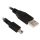 ROLINE Kábel USB 2.0 A - Mini USB (5pin), 1,8m, fekete