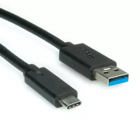 ROLINE Kábel USB 3.2 Gen 2 USB-A - USB-C, M/M, 0,5m, fekete
