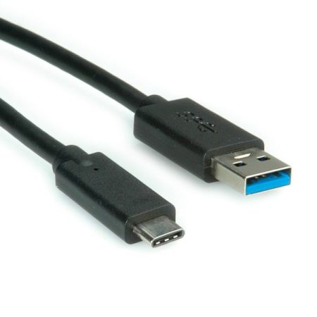ROLINE Kábel USB 3.2 Gen 2 A - C, M/M, 0,5m, fekete