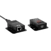 ROLINE Extender USB 2.0 - RJ45 CAT5e/CAT6, PoC, 1 port  50m-ig, fekete