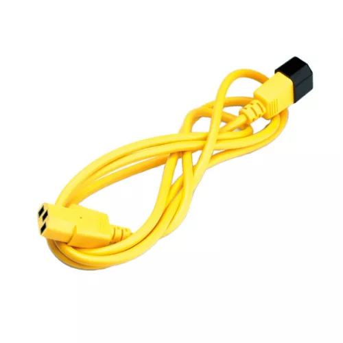 ROLINE Tápkábel, C13-C14,   1,8m, sárga