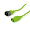 ROLINE Tápkábel, C13-C14,   1,8m, zöld