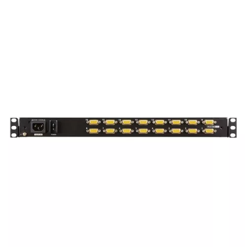 ATEN Konzol 1U Short Depth Single Rail, WideScreen LCD, PS2/USB-VGA 1366x768, 16 port - CL3116NX-ATA-AG