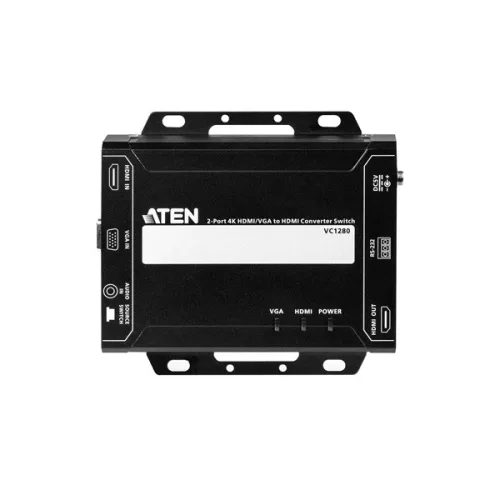 ATEN Konverter Switch 4K HDMI/VGA - HDMI, 2 port - VC1280-AT-G