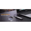 Orico Külső M.2 ház - IDPWM2-G2A-GY (USB-C 3.2 Gen2 -> M.2 NVMe, Max.: 8TB, 10 Gbps)