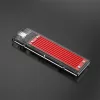 Orico Külső M.2 ház - TCM2-C3-RD/18/ (USB-C 3.1 -> M.2 NVMe, Max.: 2TB, 10 Gbps, piros)