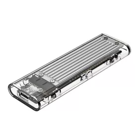  Orico Külső M.2 ház - TCM2-C3-SV/57/ (USB-C 3.1-> M.2 NVMe, Max.: 2TB, 10 Gbps, szürke)