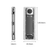 Orico Külső M.2 ház - ORICO-TCM2-U4-BK-BP (USB-C 4 -> M.2 NVMe, Max.: 8TB, 40 Gbps, fekete)