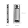 Orico Külső M.2 ház - ORICO-TCM2-U4-SV-BP (USB-C 4 -> M.2 NVMe, Max.: 8TB, 40 Gbps, szürke)