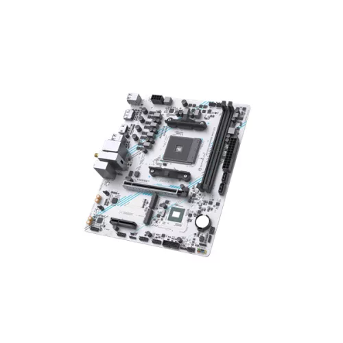 Maxsun Alaplap - AMD MS-B550M GAMING WIFI ICE AM4 (B550, mATX, 2xDDR4 3200MHz, 2xSATA3, 2xM.2, HDMI, DP)