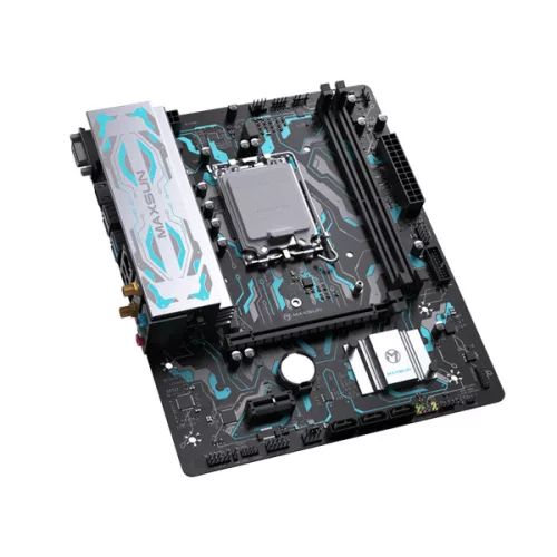 Maxsun Alaplap - Intel MS-B760M GAMING WIFI GANK V2 s1700 (B760, mATX, 2xDDR5 5600MHz, 3xSATA3, M.2, HDMI, D-sub)