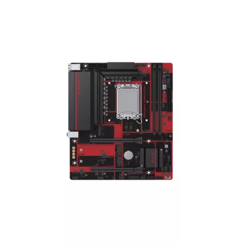 Maxsun Alaplap - Intel MS-B760M I-CAFE s1700 (B760, mATX, 2xDDR5 7600MHz, 2xSATA3, 3xM.2, HDMI, DP)