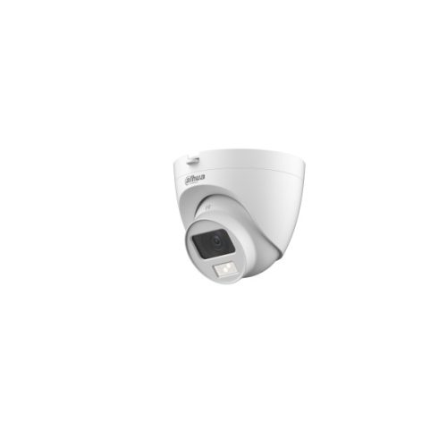 Dahua Analóg turretkamera - HAC-HDW1200CLQ-IL-A (SmartColor, 2MP, 2,8mm, kültéri, IR20m+LED20m, IP67, mikrofon, 12VDC)