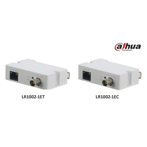 Dahua Ethernet over Coax (EOC) konverter(adó) - LR1002-1ET (1x RJ45 10/100, 1x BNC, PoE támogatás)