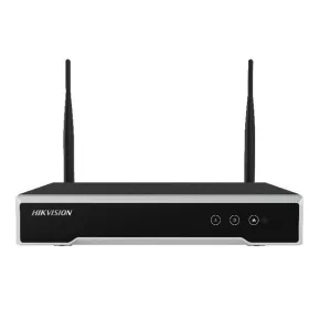   Hikvision NVR rögzítő - DS-7104NI-K1/W/M (4 csatorna, 50Mbps rögzítési sávszél., H265+, HDMI+VGA, 2xUSB, 1x Sata, Wifi)