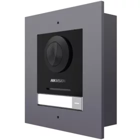   Hikvision IP kaputelefon főmodul - DS-KD8003-IME1/FLUSH (2MP, kültéri egység, 1 lakás, IP65, IR, mikrofon, hangszóró)