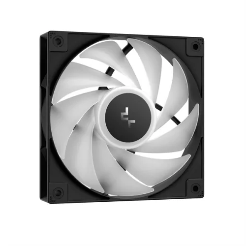 DeepCool CPU Cooler - AG400 BK ARGB V2 (31,6 dB; max, 128,93 m3/h; 4pin csatlakozó, 4 db heatpipe, 12cm, PWM)
