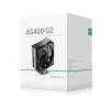DeepCool CPU Cooler - AG400 G2 (29,22 dB; max, 119,08 m3/h; 4pin csatlakozó, 4 db heatpipe, 12cm, PWM)