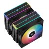 DeepCool CPU Cooler - AG620 BK ARGB V2 (29,4 dB; max, 115,32 m3/h; 4pin csatlakozó, 6 db heatpipe, 12cm, PWM, LED)
