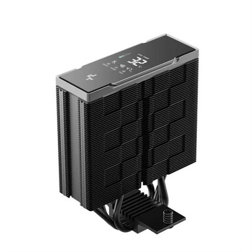 DeepCool CPU Cooler - AK400 G2 DIGITAL NYX (31,45 dB; max, 107,7 m3/h; 4pin csatlakozó, 4 db heatpipe, 12cm, PWM)