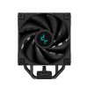 DeepCool CPU Cooler - AK400 ZERO DARK (29 dB; max, 112,93 m3/h; 4pin csatlakozó, 4 db heatpipe, 12cm, PWM)