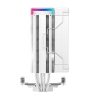 DeepCool CPU Cooler - AK400 DIGITAL PRO WH (25 dB; max, 103,45 m3/h; 4pin csatlakozó, 4 db heatpipe, 12cm, PWM, fehér)