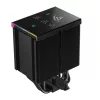 DeepCool CPU Cooler - AK500 DIGITAL PRO (28dB; max, 103,45 m3/h; 4pin csatlakozó, 5 db heatpipe, 12cm, PWM, fekete, RGB)