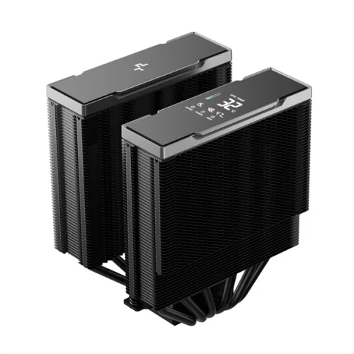 DeepCool CPU Cooler - AK620 G2 DIGITAL NYX (28 dB; max, 98,13 m3/h; 4pin csatlakozó, 6 db heatpipe, 2x12cm, PWM)