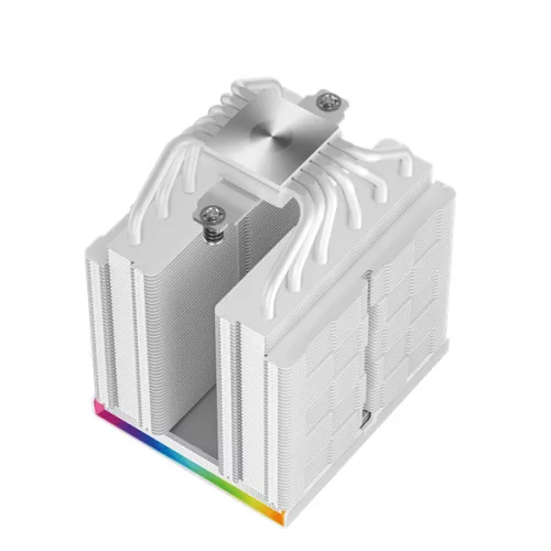 DeepCool CPU Cooler - AK620 DIGITAL PRO WH (25 dB; max, 103,45 m3/h; 4pin csatlakozó, 6 db heatpipe, 2x12cm, PWM, fehér)
