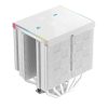 DeepCool CPU Cooler - AK620 DIGITAL PRO WH (25 dB; max, 103,45 m3/h; 4pin csatlakozó, 6 db heatpipe, 2x12cm, PWM, fehér)