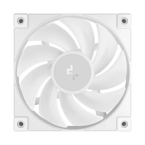 DeepCool Cooler 12cm - FD12 ARGB WH (27,6dB; max. 109,07 m3/h; 3pin csatlakozó; hydro bearing, ház hűtésre, PWM, fehér)