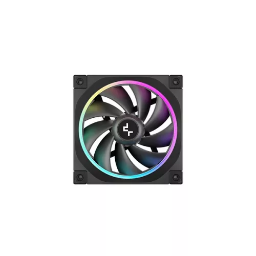 DeepCool Cooler 12cm - FL12 (32dB; max.93,44 m3/h; 12cm, 3pin csatlakozó; hydro bearing, ház hűtésre, RGB, PWM)