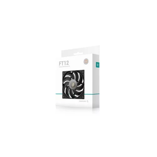 DeepCool Cooler 12cm - FT12 (32dB; max.127,42 m3/h; 3pin csatlakozó; hydro bearing, ház hűtésre, PWM)