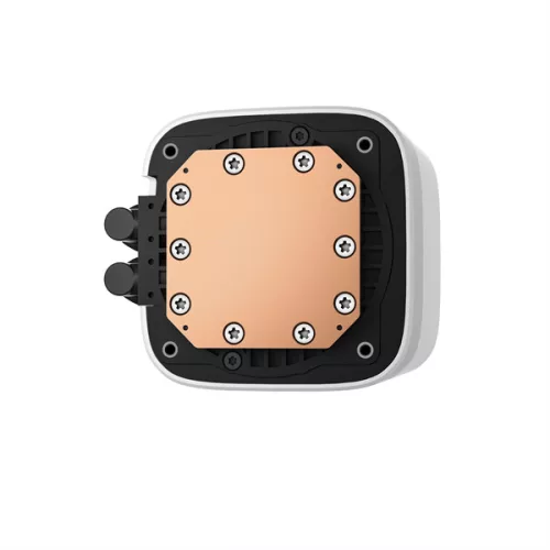DeepCool CPU Water Cooler - LE240 WH V2 (max 31,6dB; max. 128,93 m3/h; 2x12cm, A-RGB LED, fehér)
