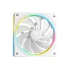 DeepCool CPU Water Cooler - LM240 WH (max 36.07dB; max. 112,52 m3/h; 2x12cm, LED kijelző, fehér)