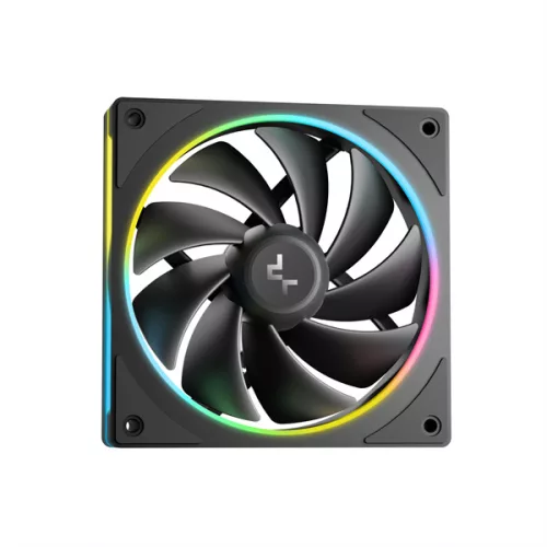 DeepCool CPU Water Cooler - LM240 (max 36.07dB; max. 112,52 m3/h; 2x12cm, LED kijelző, fekete)