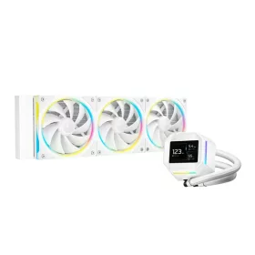   DeepCool CPU Water Cooler - LM360 WH (max 36,07dB; max. 122,52 m3/h; 3x12cm, LED kijelző, fehér)