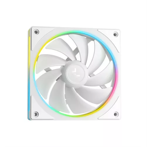 DeepCool CPU Water Cooler - LM360 WH (max 36,07dB; max. 122,52 m3/h; 3x12cm, LED kijelző, fehér)