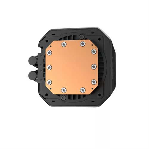 DeepCool CPU Water Cooler - LM360 (max 36,07dB; max. 122,52 m3/h; 3x12cm, LED kijelző, fekete)