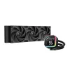 DeepCool CPU Water Cooler - LQ360 ULTRA ARGB (max 35.63dB; max. 124,72 m3/h; 3x12cm, LED kijelző, fekete)