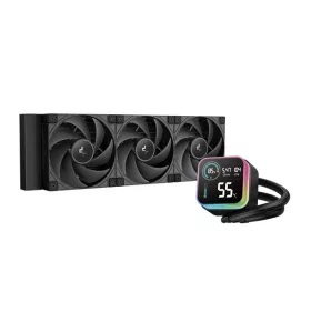   DeepCool CPU Water Cooler - LQ360 ULTRA ARGB (max 35.63dB; max. 124,72 m3/h; 3x12cm, LED kijelző, fekete)