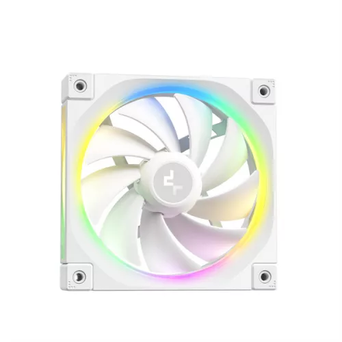 DeepCool CPU Water Cooler - LQ360 WH (max 21dB; max. 122,39 m3/h; 3x12cm, LED kijelző, fehér)