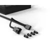 ID-Cooling Cooler 12cm - AF-125-K TRIO (29,85dB, max. 132,94 m3/h, 4pin, PWM, 3 x12cm, ARGB LED, fekete)