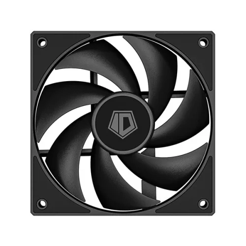 ID-Cooling Cooler 12cm - AF-125-K (29,85dB, max. 132,94 m3/h, 4pin, PWM, 12cm,  fekete)