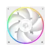 ID-Cooling Cooler 12cm - AF-127-ARGB-W (29,9dB, max. 132,52 m3/h, 4pin, PWM, 12cm, ARGB LED, fehér)