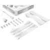 ID-Cooling Cooler 12cm - AT-120-W (36,5dB, max.141,01 m3/h, 4pin, PWM, 12cm, fehér)