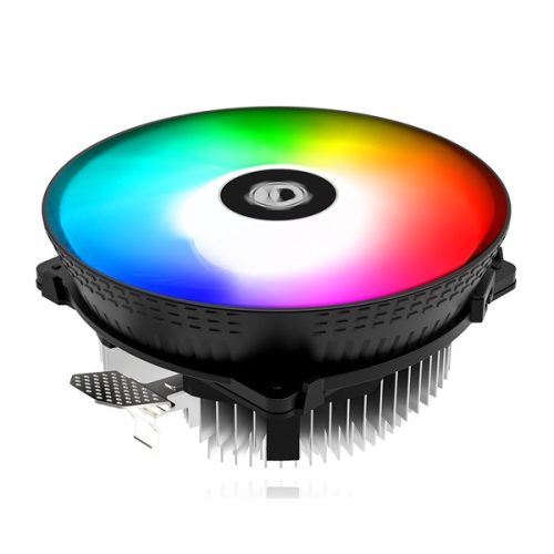 ID-Cooling CPU Cooler - DK-03 Rainbow (14.2-25.6dB; max. 104,48 m3/h; 4pin csatlakozó, PWM, 12cm, LED)