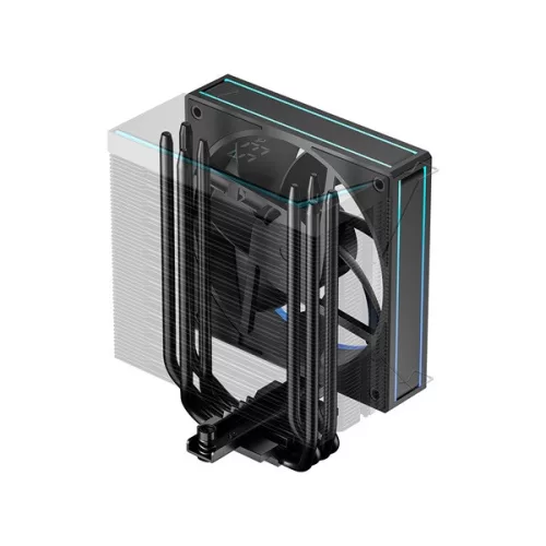 ID-Cooling CPU Cooler - FROZN A410 TD ARGB (29.85dB; max. 132,94 m3/h; 4pin csatlakozó, 4 db heatpipe, 12cm, PWM)