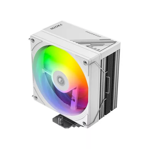 ID-Cooling CPU Cooler - FROZN A410 SE ARGB WHITE (27,2dB; max. 98,54 m3/h; 4pin csatlakozó, 4 db heatpipe, 12cm, PWM,)