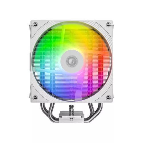 ID-Cooling CPU Cooler - FROZN A410 SE ARGB WHITE (27,2dB; max. 98,54 m3/h; 4pin csatlakozó, 4 db heatpipe, 12cm, PWM,)